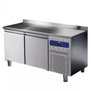 Tiefkühltisch 600 mm 2 Türen 430x325 mm mit Aufkantung, -10°/-20°C