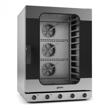 Elektro Konvektionsofen mit Befeuchter 10x 600x400 mm - Effizienter Backofen für die Gastronomie