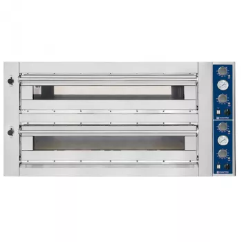 Elektro-Pizzaofen für 9+9 Pizzen ø 35 cm