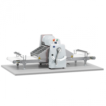Teigausrollmaschine Tischmodell Bandmaß 500x750 mm - Professionelle Teigverarbeitung für Bäckereien und Gastronomie