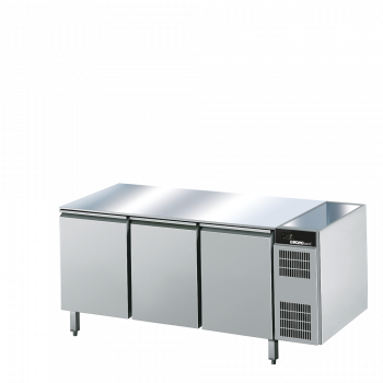 Kühltisch GN 1/1, ohne Tischplatte, 1625X675X800 mm