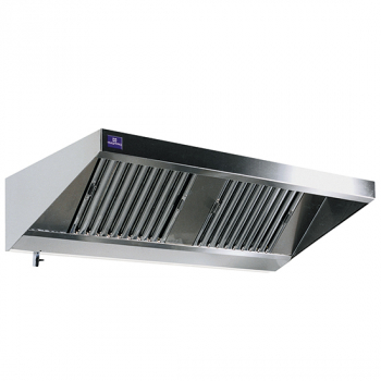 Wandhaube Snack mit Beleuchtung 2800x900