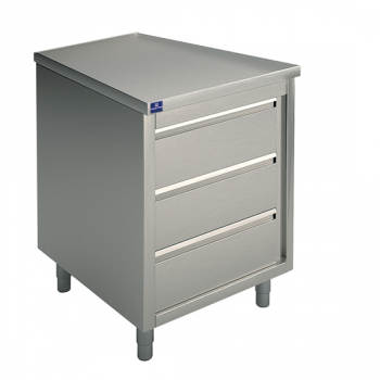 Schubladenblock GN 1/1 mit 3 Schubladen - 500x700 mm - Gastrohot