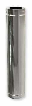 Längenelement doppelwandig 1000 mm Ø 100 mm – MG HOFMANN DW PLUS