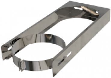 DW PLUS Wandabstandhalter 35–50 cm, Doppelwandig - Edelstahl