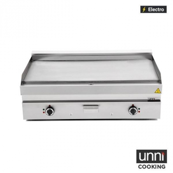 Elektrogrillplatte E65GP30B+S Edelstahl glatt 100-300°C UNNI-COOKING 650