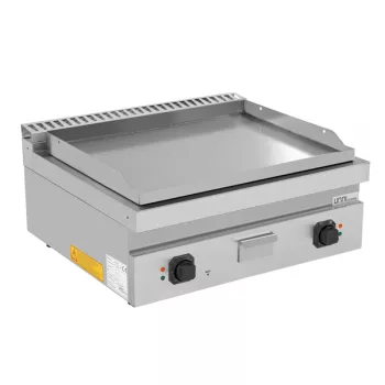 Elektro-Grillplatte E70GP20B+S glatt, 2 Heizzonen, 9 kW, 740x565 mm