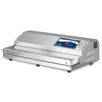 Vakuummaschine mit Absaugung und Schweißbalken 400 mm - Professionelle Vakuumiermaschine für Gastronomie und Lebensmittelindustrie