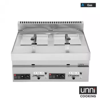 Gas Fritteuse 650 LINE 2x8L Edelstahl