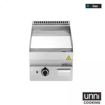 Gas-Bratplatte 650 SERIES Chrom Edelstahl Profiküche