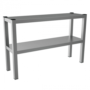 Ausgabeaufsatz 2-etagig seitlich offen 1600x300 mm - Gastrohot