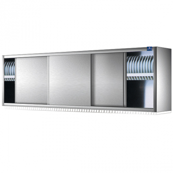 Wandhängeschrank mit Tellerbord | 2000x400