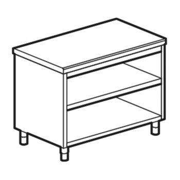 Neutralelement offener Schrank 5x GN 1/1 - Gastrohot