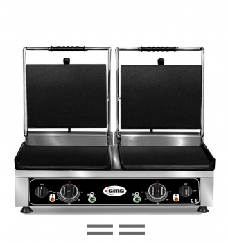 GMG Doppel Kontaktgrill oben & unten Glatt