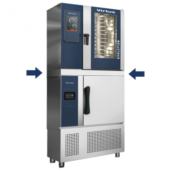 Stapelkit für 6x GN 1/1 Schockfroster Elektroofen - Zubehör für die Gastronomie