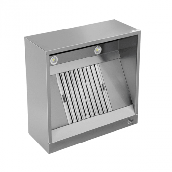 Dunstabzugshaube Box Model 950mm Edelstahl LED Labyrinthfilter