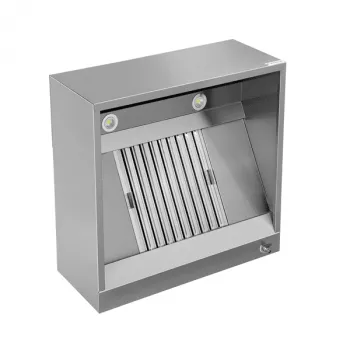 Dunstabzugshaube Box Model 950mm Edelstahl LED Labyrinthfilter