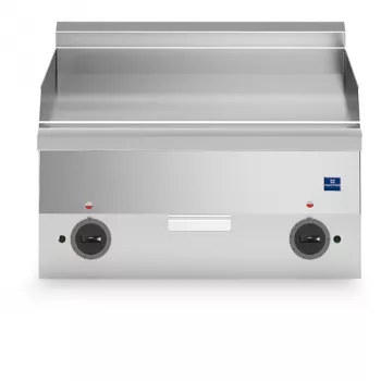 Elektro Grillplatte Tischmodell verchromt - Hochwertige Tischgrillplatte für professionelle Küche