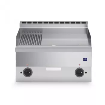 Elektro Grillplatte Tisch Modell Verchromt - Professionelle Grillplatte für den Tisch - Gastrohot