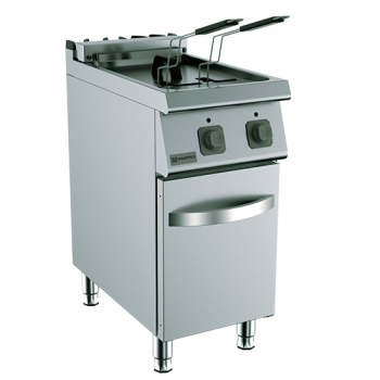 Elektro Fritteuse auf geschlossenem Unterbau 18 Liter - Professionelle Fritteuse für die Gastronomie