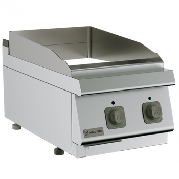 Elektro Grillplatte Tischmodell - Glatte verchromte Platte - 51501