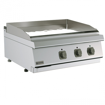 Elektro Grillplatte Tischmodell - Glatte verchromte Platte - 51520