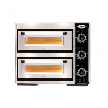 GMG Pizzaofen el. 2 Backkammern 4+4 x Ø25cm | 6 kW