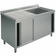 Spülschrank | Tropftasse links | 1000x700 mm