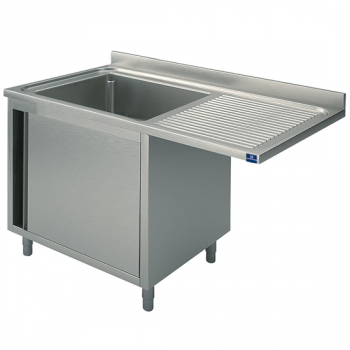 Spülschrank mit Flügeltür | 1 Becken links