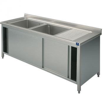 Spülschrank Tropftasse rechts | 1400x600 mm