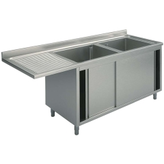 Spülschrank mit Schiebetüren | 1800x700 mm