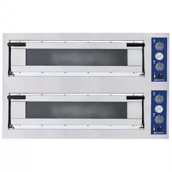 Elektro Pizzaofen für 6 Pizzen Ø 350 mm - Professioneller Pizzaofen für Gastronomie - Gastrohot