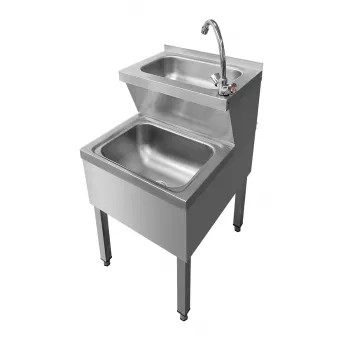 Skyrainbow Handwasch-Ausgussbecken Kombi 50×70 cm