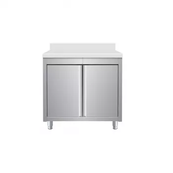 Arbeitsschrank mit Aufkantung | 800 x 700 x 950