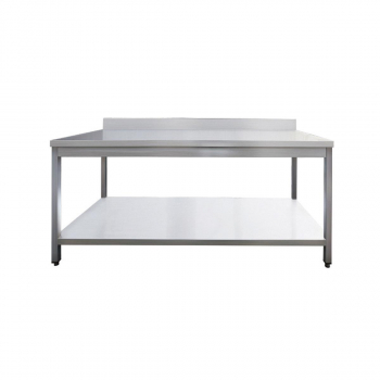 Arbeitstisch mit Aufkantung | 2000 x 600 x 950 mm