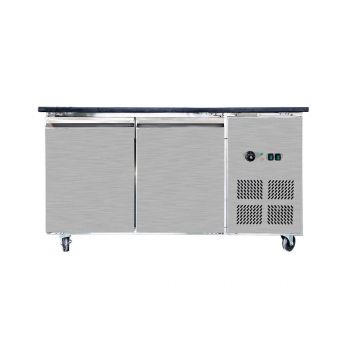 Skyrainbow SNACK-Line Bain-Marie Theke 4× GN 1/1 – Granit Star Galaxy schwarz, 153×82×85,5 cm, 400 V