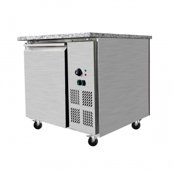 Skyrainbow Bain-Marie Theke 2× GN 1/1 – rosa-grau, ohne Glas