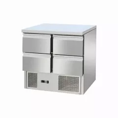 Kühltisch 4 Schubladen Unterbaukühlung +2° / +8°C