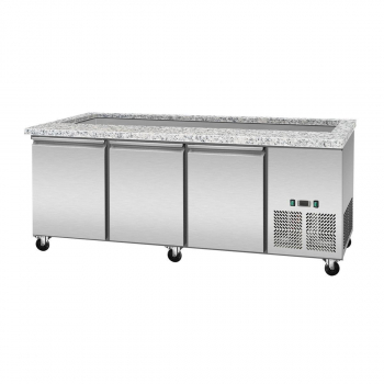 Kühltisch Snack Line 5x GN1/1 Granit Rosa Grau - ohne Glas - 188x82x85.5 - Gastrohot