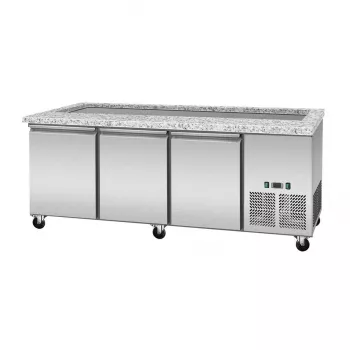 Kühltisch Snack Line 5x GN1/1 Granit Rosa Grau - ohne Glas - 188x82x85.5 - Gastrohot