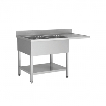 Spülcenter 2 Becken links | 1800 x 600 x 950 mm