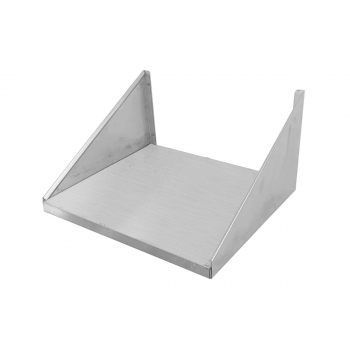 Gerätebord aus Edelstahl – extra stabil, 1 Boden, 60×50 cm