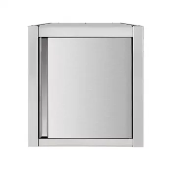 Wandhängeschrank 60 x 40 mit Tür - Edelstahl - Gastro Küchenmöbel