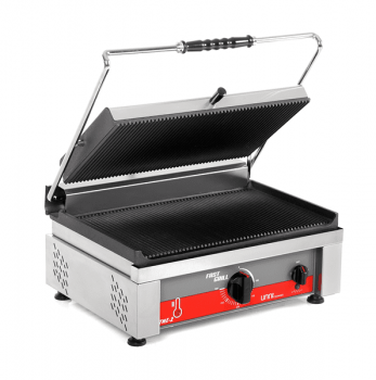 Kontaktgrill TME-2 – 2,5-3,5 kW, Teflon-Gusseisen, 50–300°C