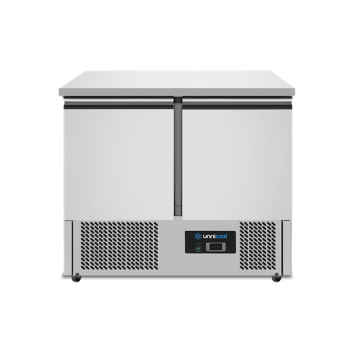 Kühltisch Unnicool 2 Türen 240L Edelstahl GN 1/1 +2°C bis +8°C