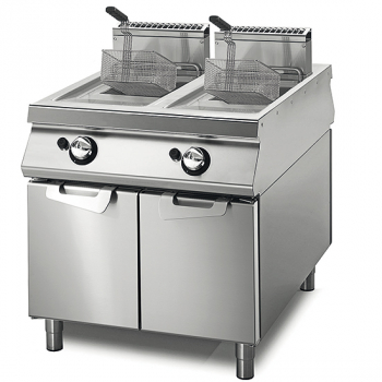 Gas-Fritteuse 22+22 Liter