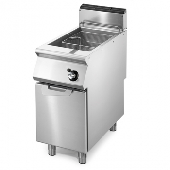 Gas Fritteuse 1x 22 Liter Kapazität - Professionelle Gastronomie Fritteuse