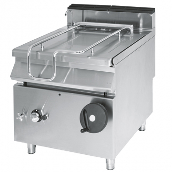 Gas Kippbratpfanne 80 Liter Edelstahl Becken - Gastrohot