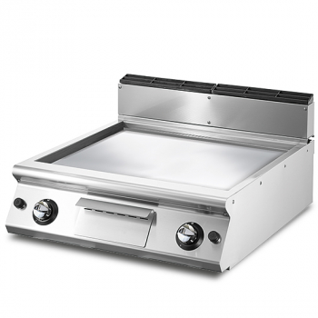 Gas Grillplatte Tischmodell glatte Platte - Gastrohot 51065