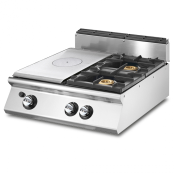 Gas Glühplattenherd Tischmodell 2 Brenner - Gastrohot